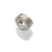 Ringe Rubinia Dame Prezioso Collection Filo Della Vita in Silber Diamante AN325AR
